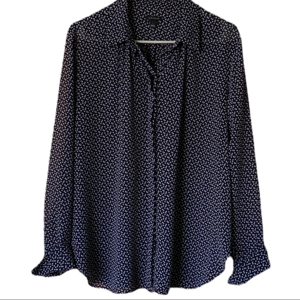Ann Taylor Button-Down Blouse